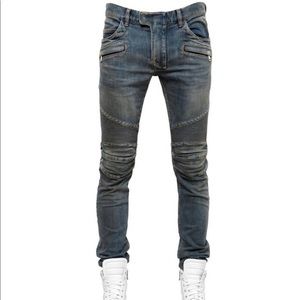 Balmain biker jeans
